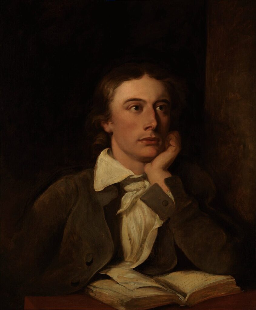 A portrait of John Keats